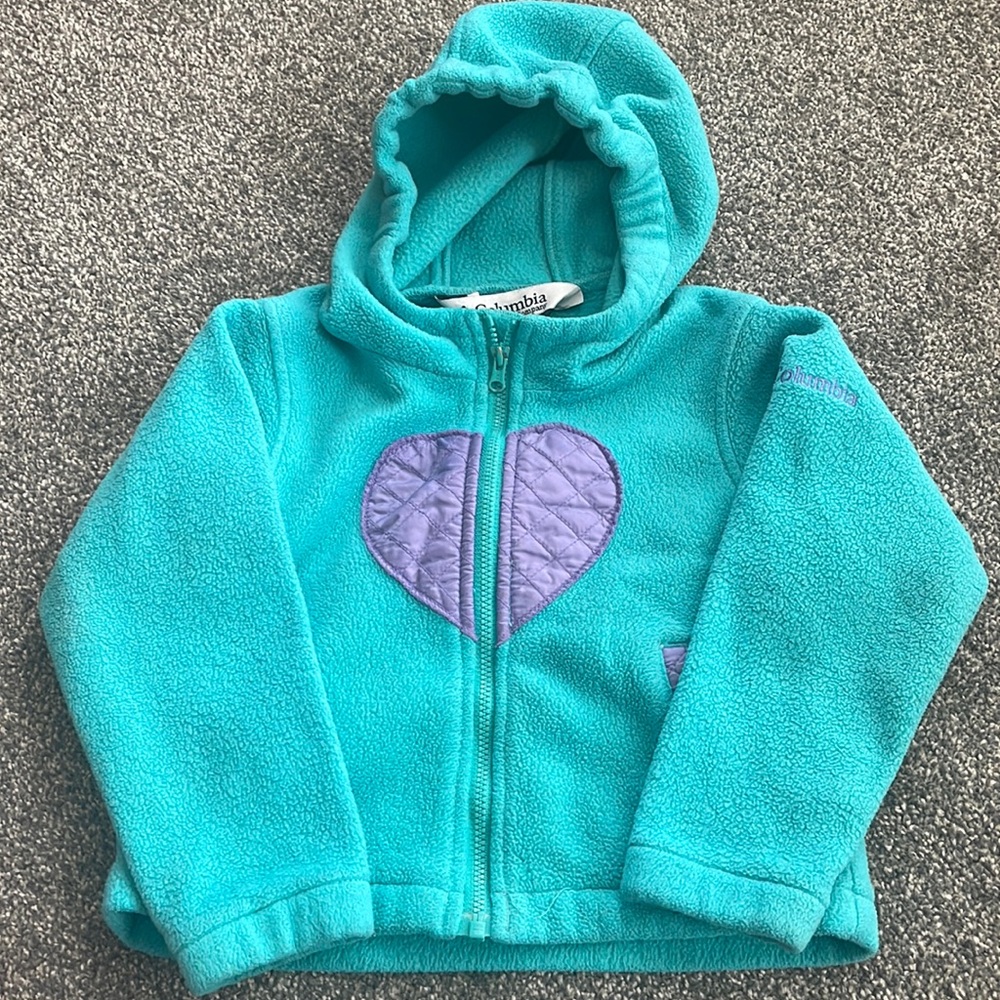 Toddler girl’s Columbia fleece jacket 3T